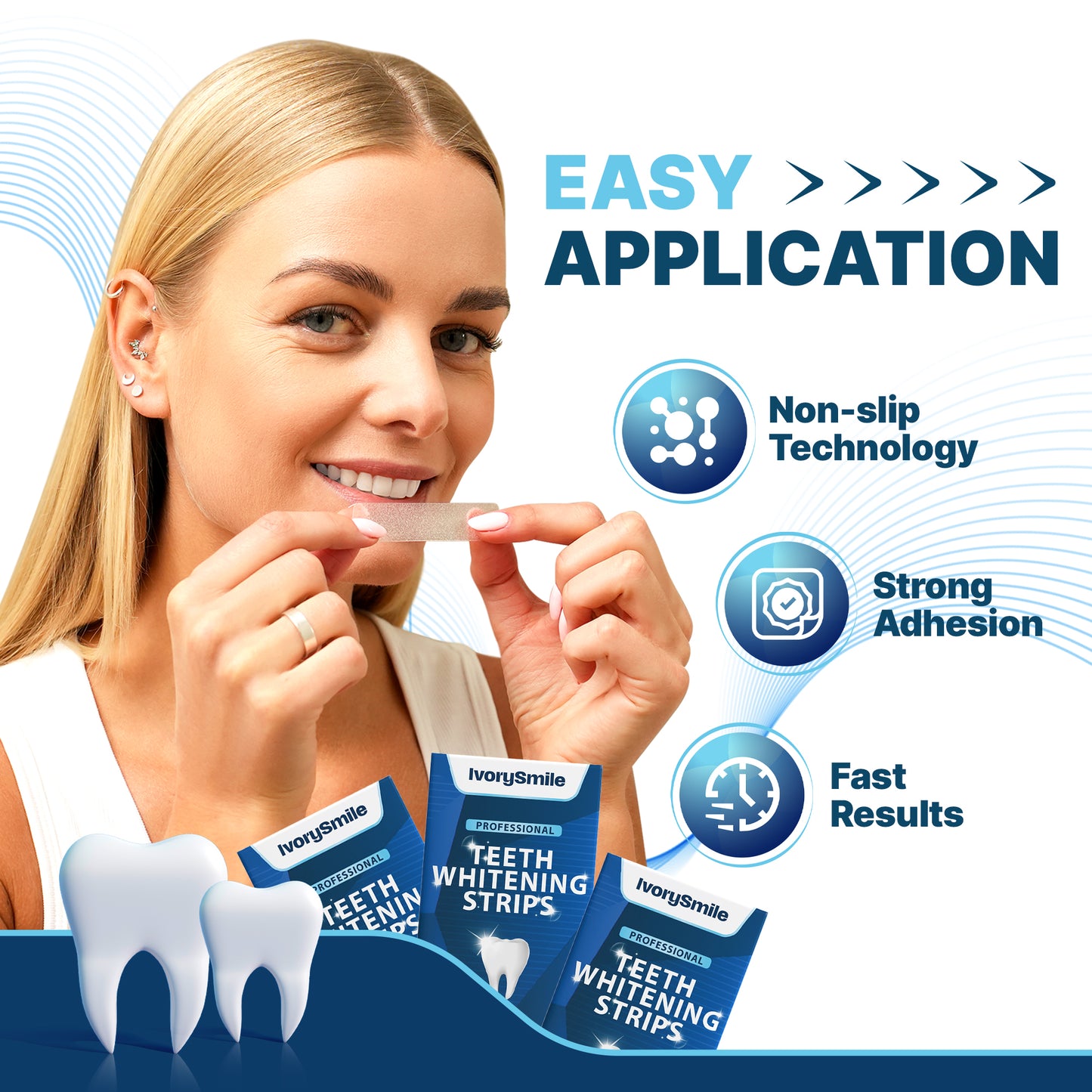 IvorySmile Natural Teeth Whitening Strips